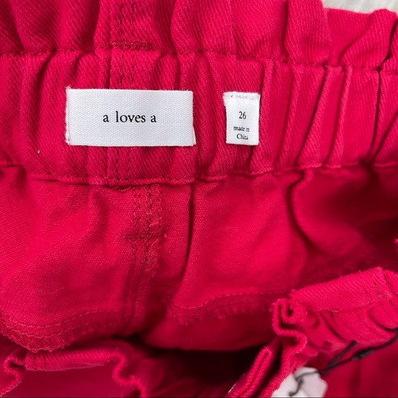 NWT A Loves A Raw Cut Denim Paperback Jean Shorts - Picture 7 of 13